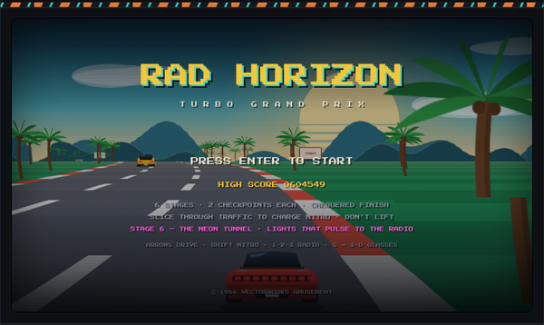 Best Rad Racer/Out Run Yet